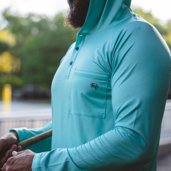 SKINNY WATER CULTURE - SWC - Hawksbill Hoodie  in Green (Rare Color) - Picture 5 of 16